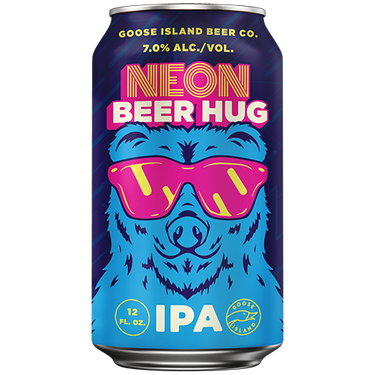 Goose Island Neon Beer Hug